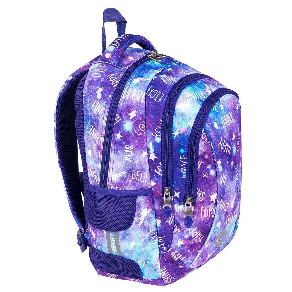 ■ St.Right - Galaxy - 3 Compartment Backpack