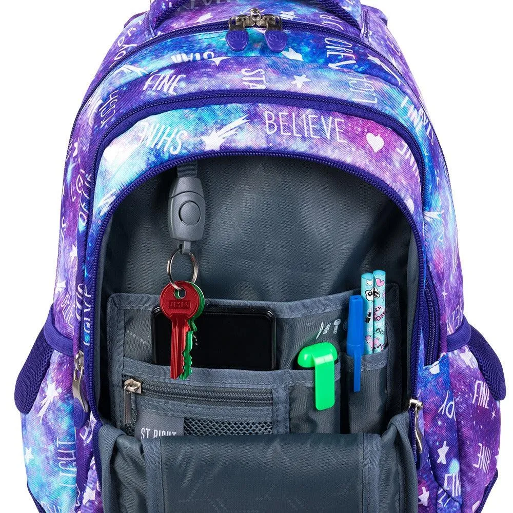 ■ St.Right - Galaxy - 3 Compartment Backpack