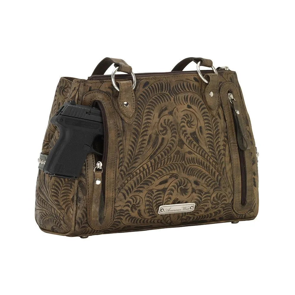 American West Annie's Secret Concealed Carry Multi-Compartment Handbag