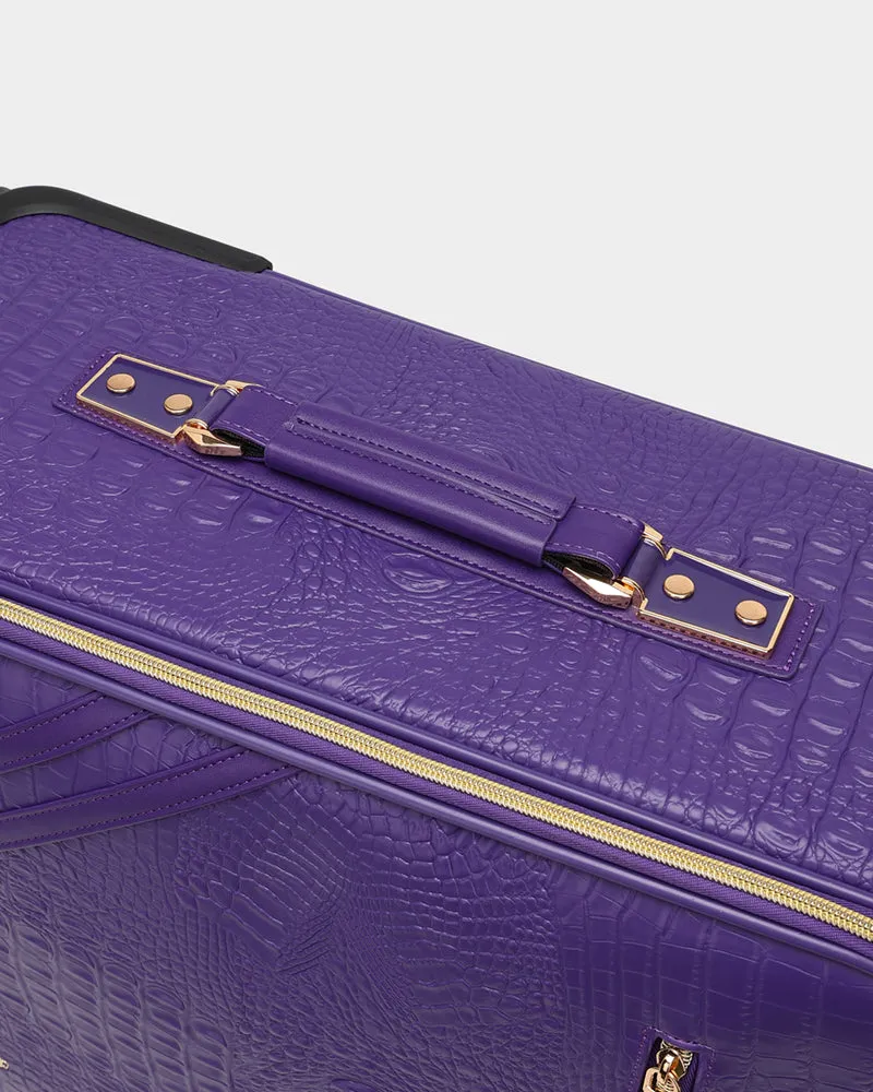 Apollo 2 Suitcase 2 Piece Set in Purple