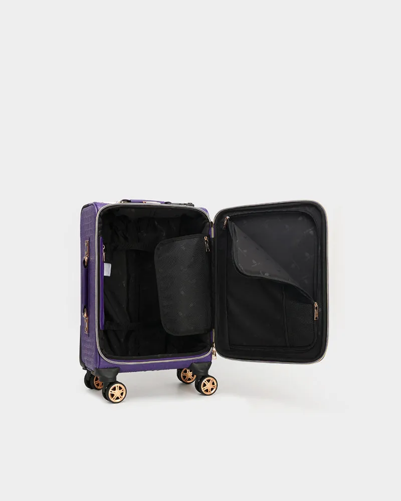Apollo 2 Suitcase 2 Piece Set in Purple