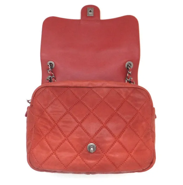 Authentic Chanel Brick Red Modern Flapover