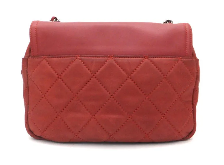 Authentic Chanel Brick Red Modern Flapover