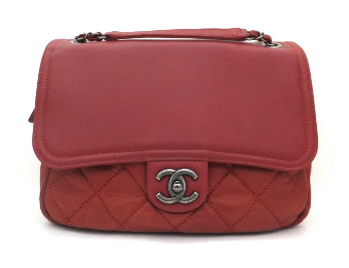 Authentic Chanel Brick Red Modern Flapover