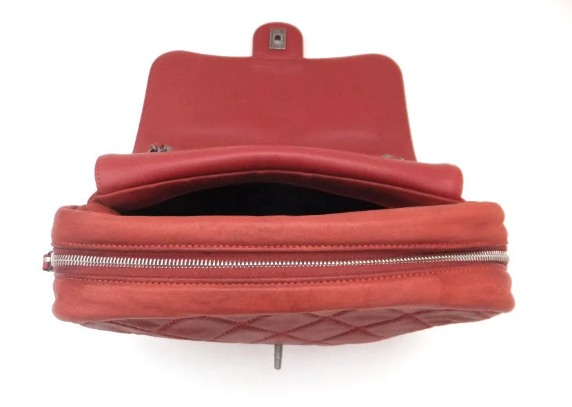 Authentic Chanel Brick Red Modern Flapover