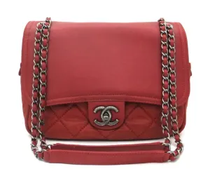 Authentic Chanel Brick Red Modern Flapover