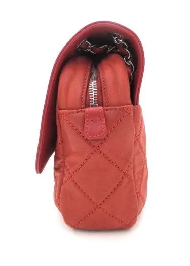 Authentic Chanel Brick Red Modern Flapover