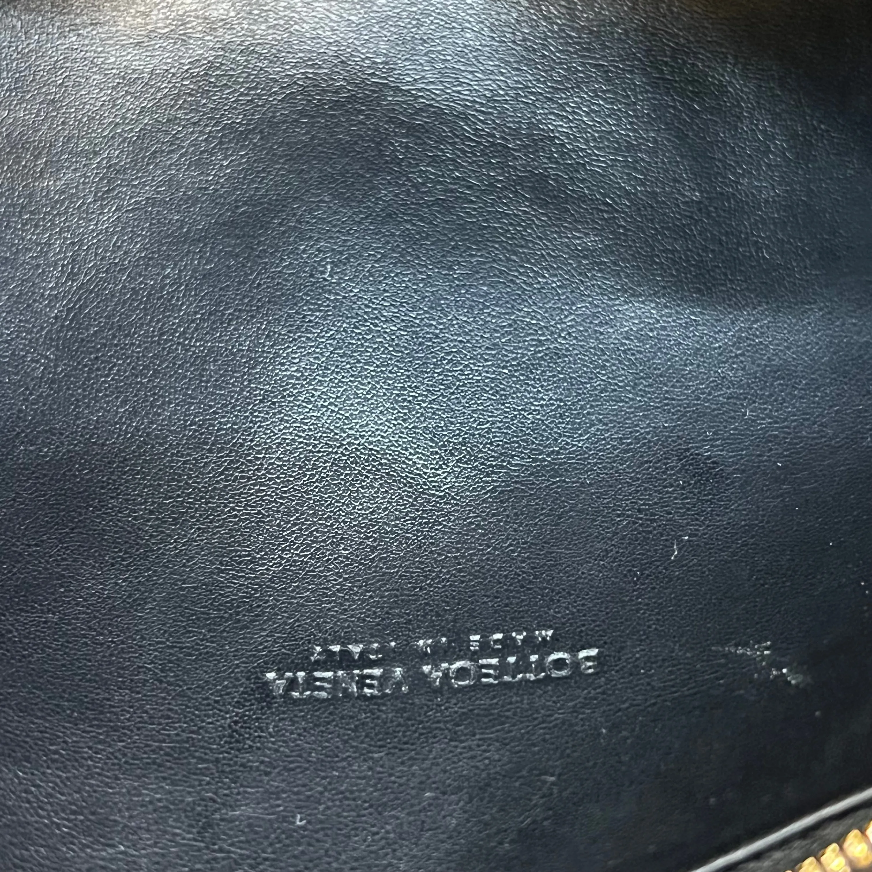 BOTTEGA VENETA Nodini Camera Mini Black Nappa Intrecciato Crossbody Bag