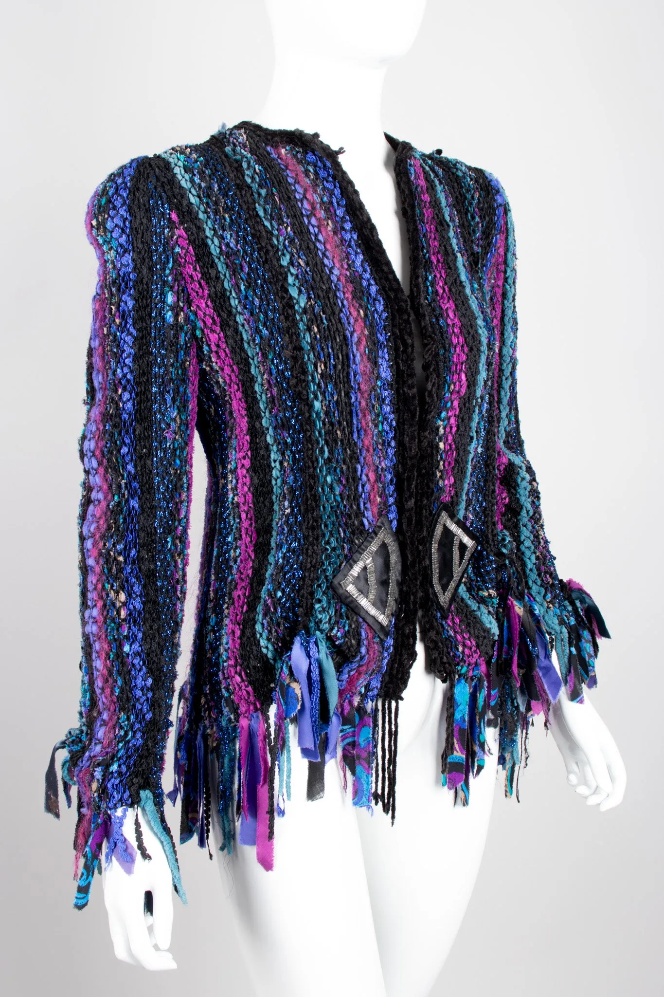 Braided Rag Chenille Jacket