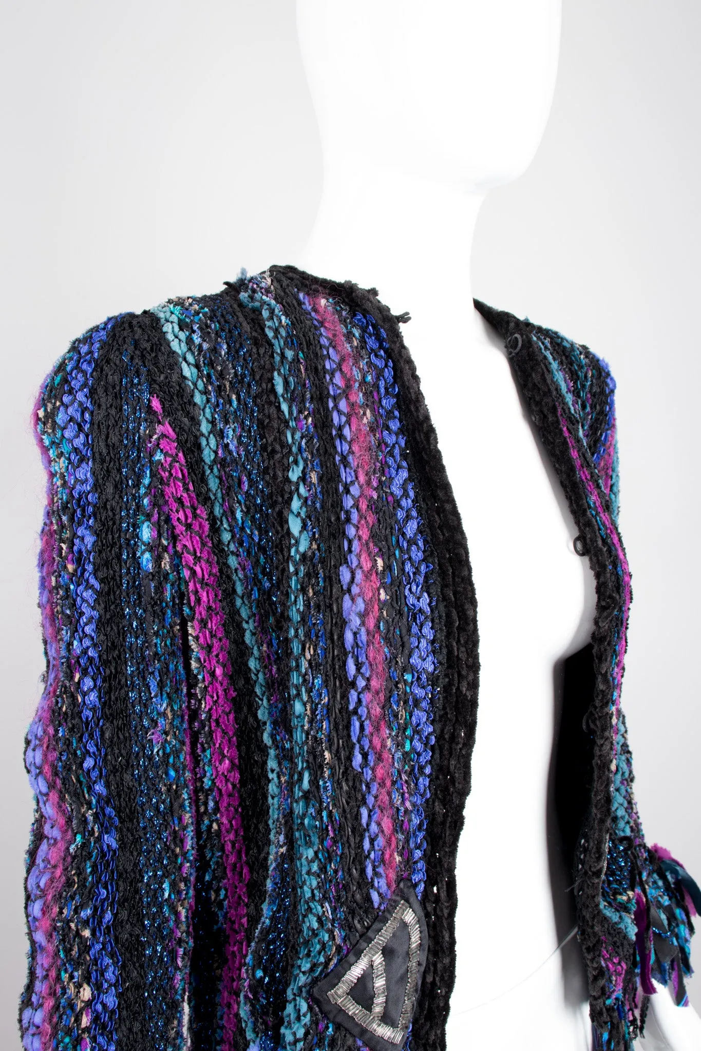 Braided Rag Chenille Jacket