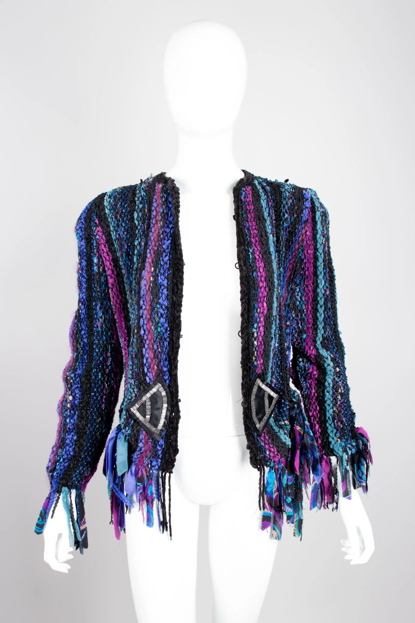 Braided Rag Chenille Jacket