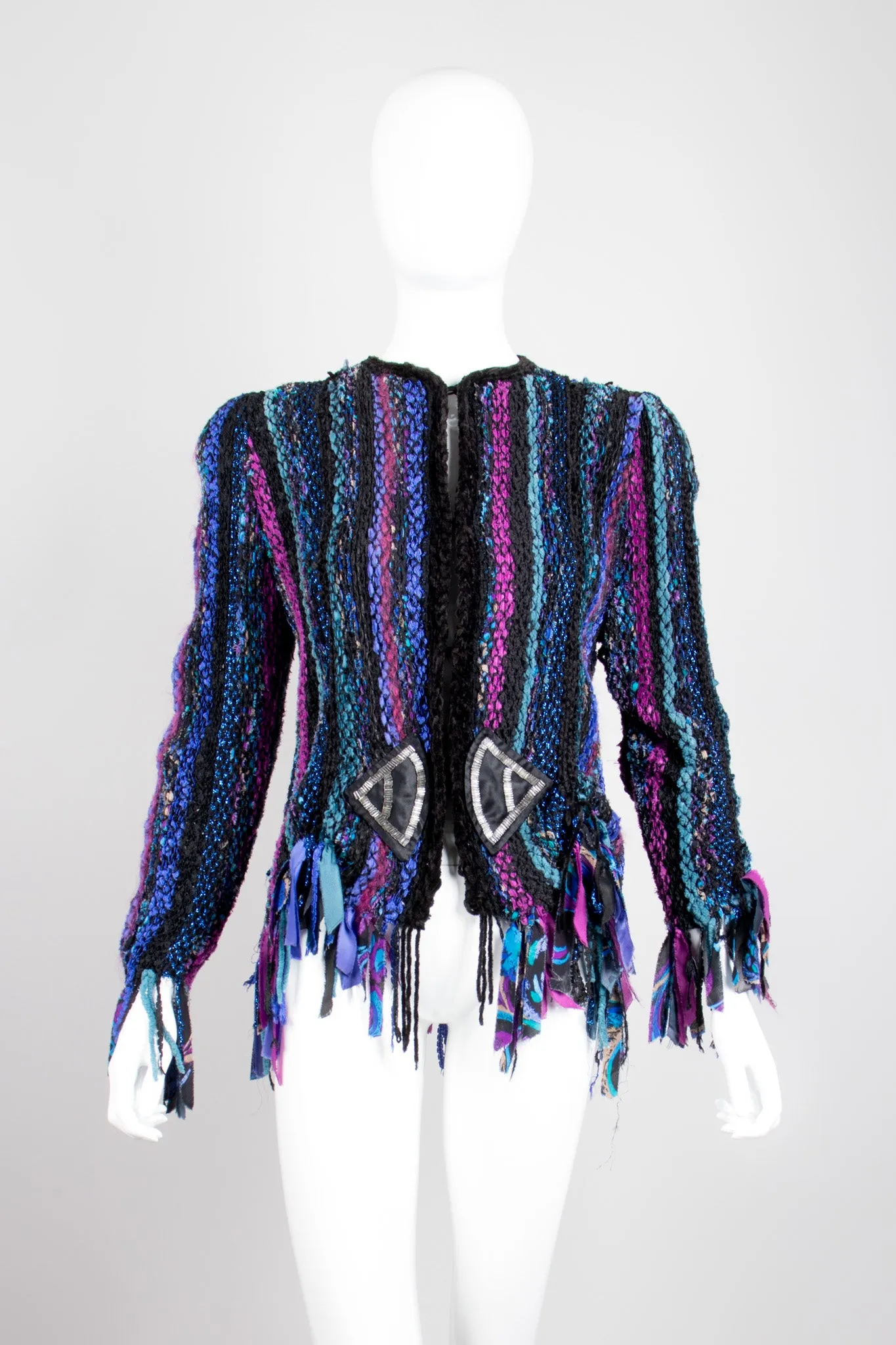 Braided Rag Chenille Jacket