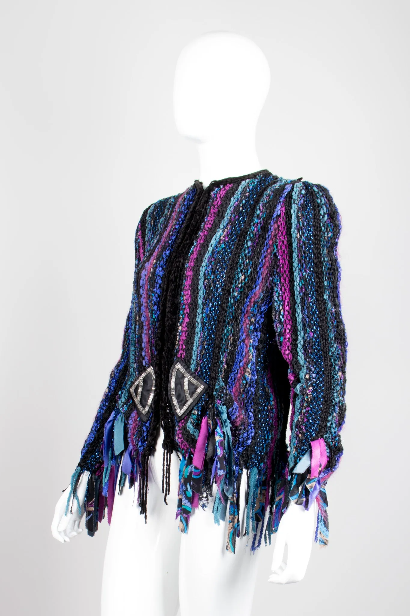 Braided Rag Chenille Jacket