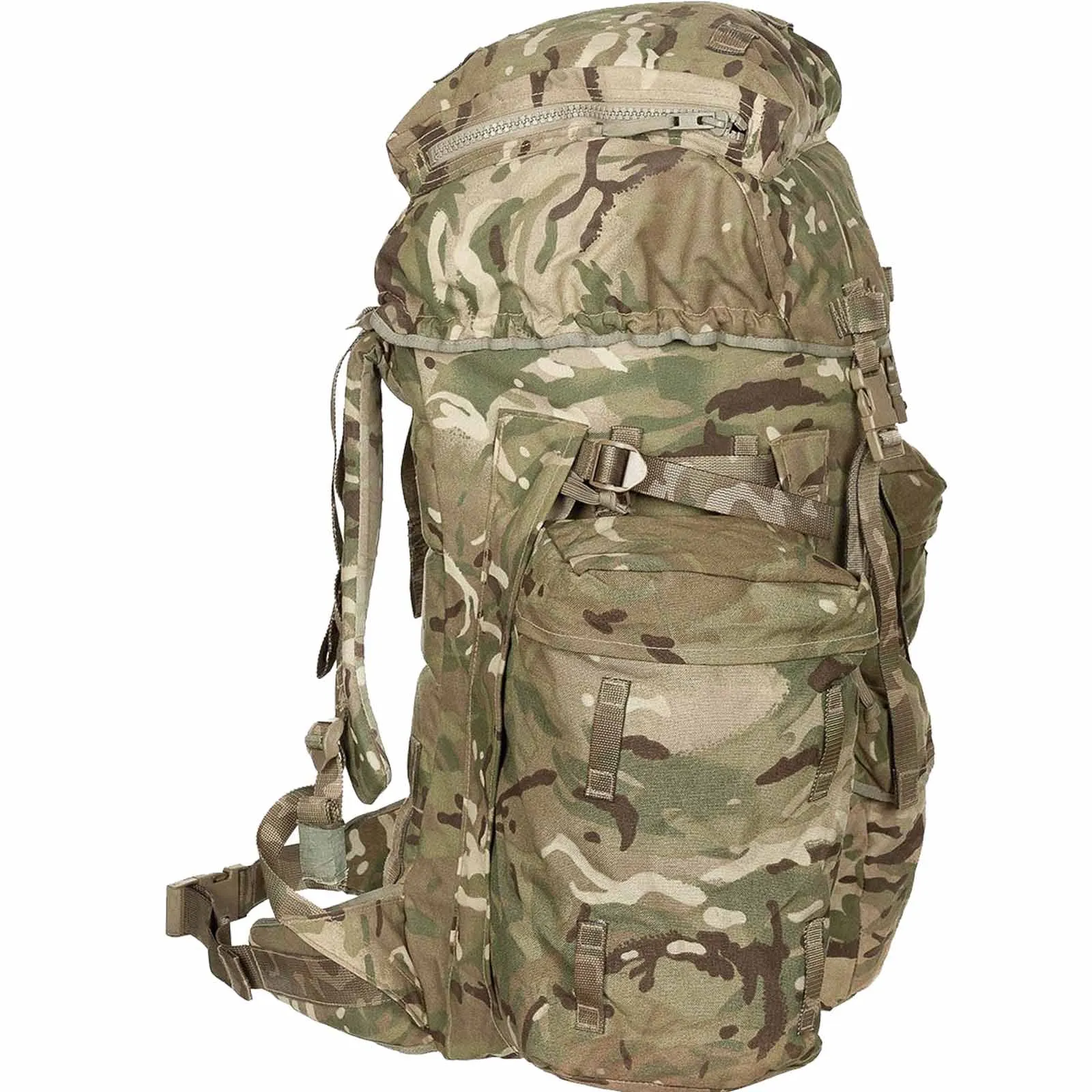 British Army MTP Bergen Long Back With Side Pouches