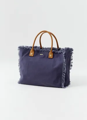 Cap Ferrat Navy Tote
