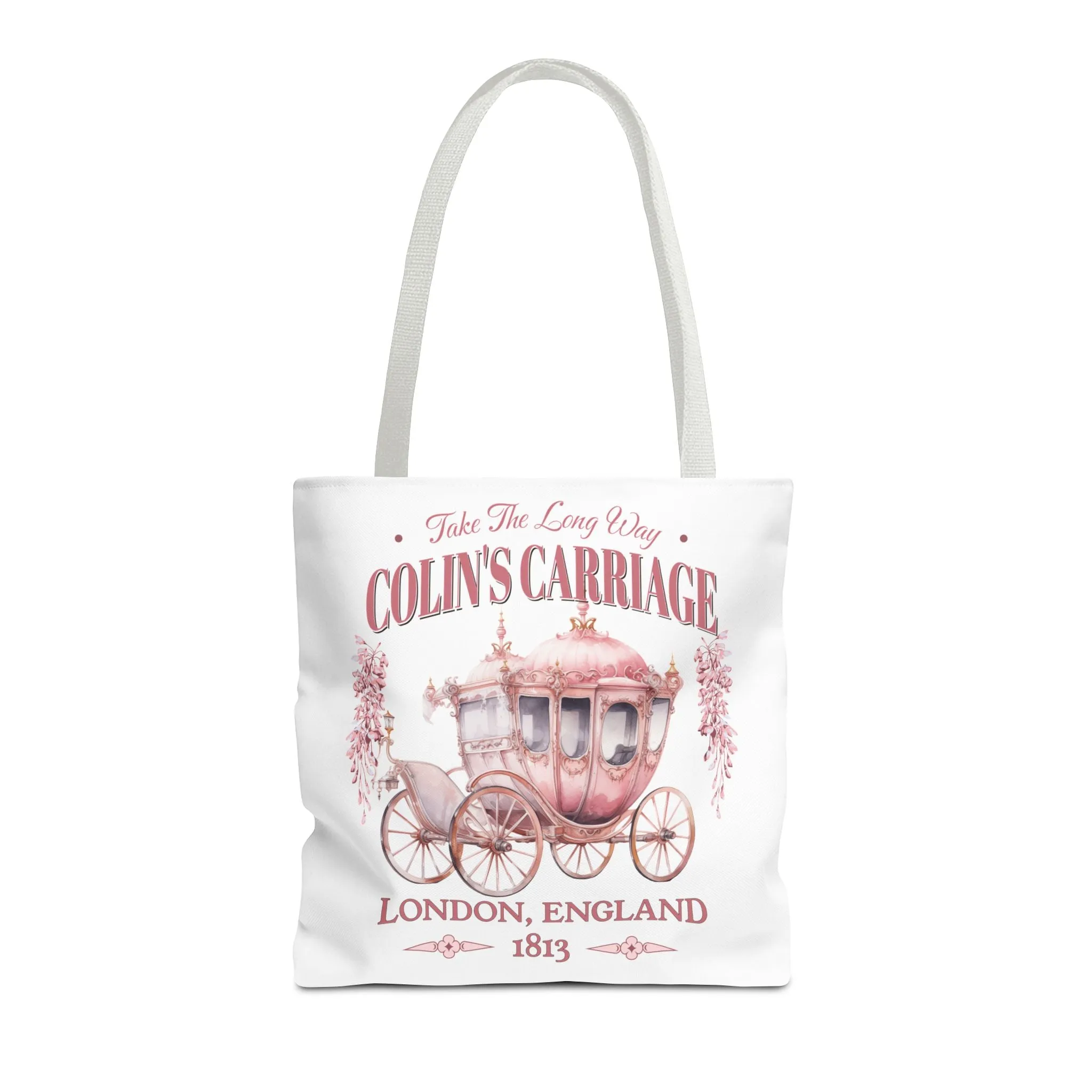 Colins Carriage Club Tote Bag Regency England Ton Society Gift For Book Lover Fan Historical Drama Penelope Romance Reader Bookclub Gift