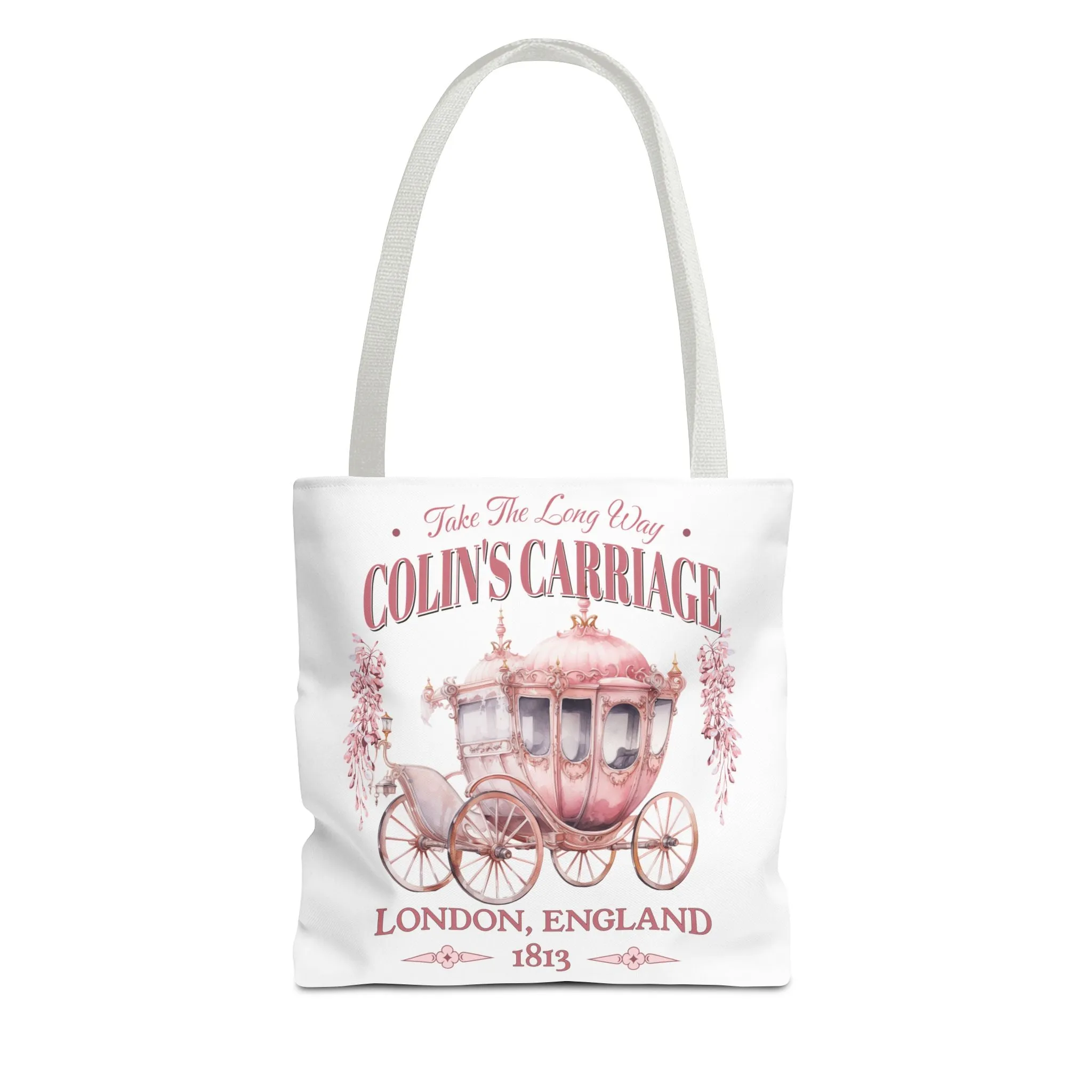 Colins Carriage Club Tote Bag Regency England Ton Society Gift For Book Lover Fan Historical Drama Penelope Romance Reader Bookclub Gift