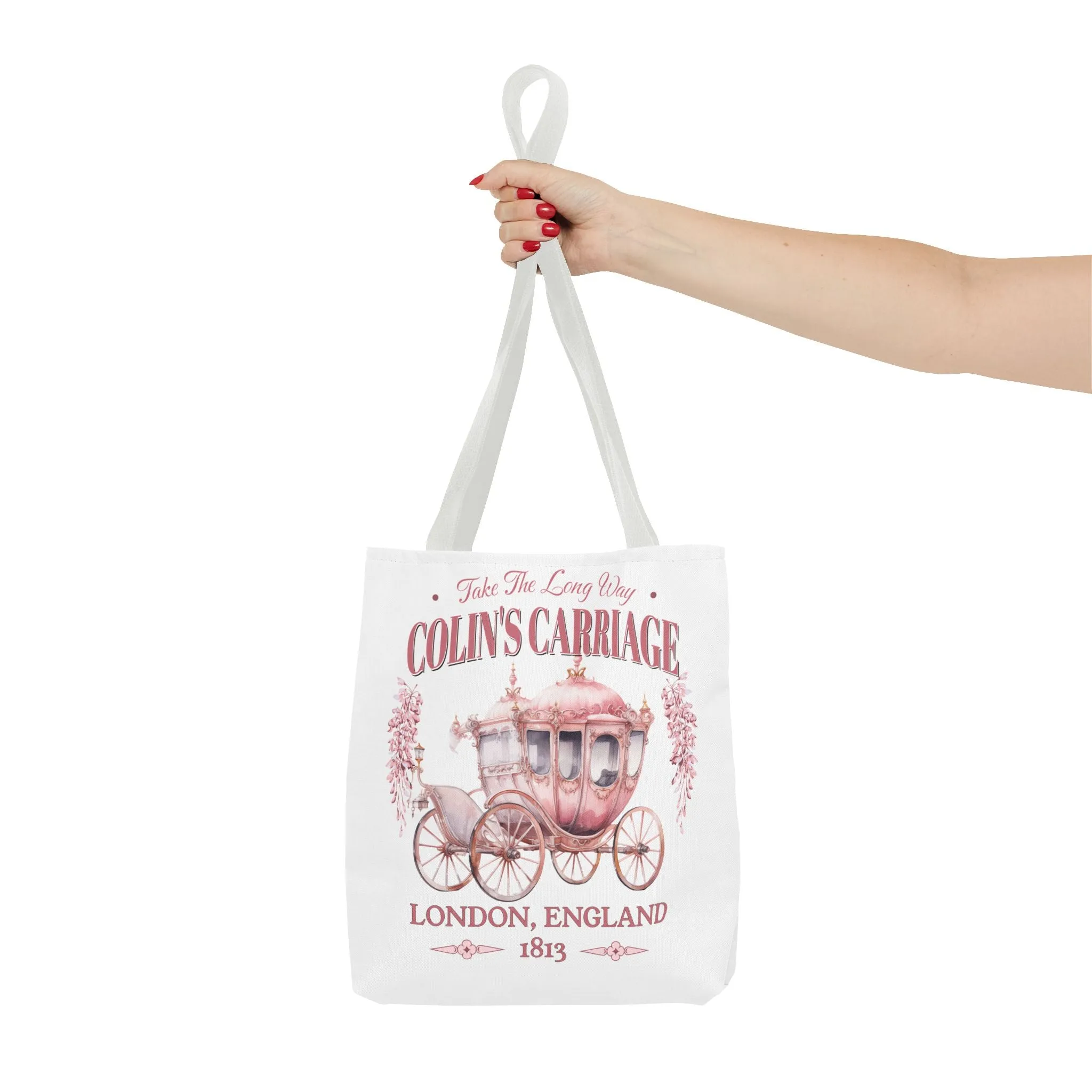 Colins Carriage Club Tote Bag Regency England Ton Society Gift For Book Lover Fan Historical Drama Penelope Romance Reader Bookclub Gift