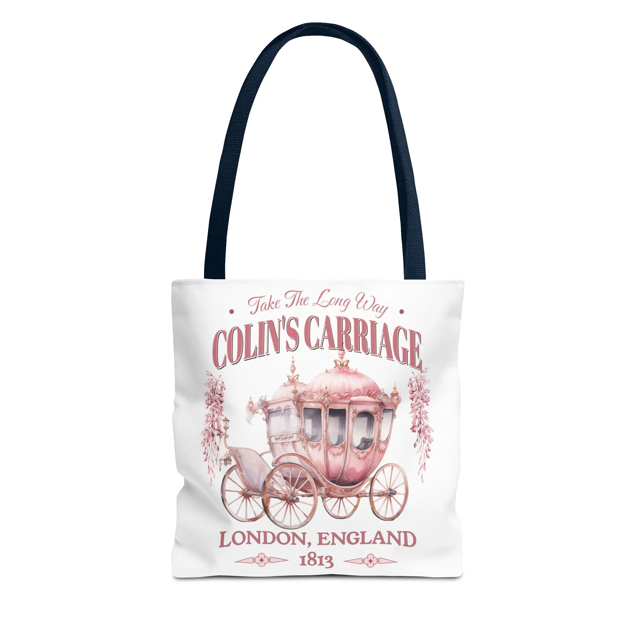 Colins Carriage Club Tote Bag Regency England Ton Society Gift For Book Lover Fan Historical Drama Penelope Romance Reader Bookclub Gift