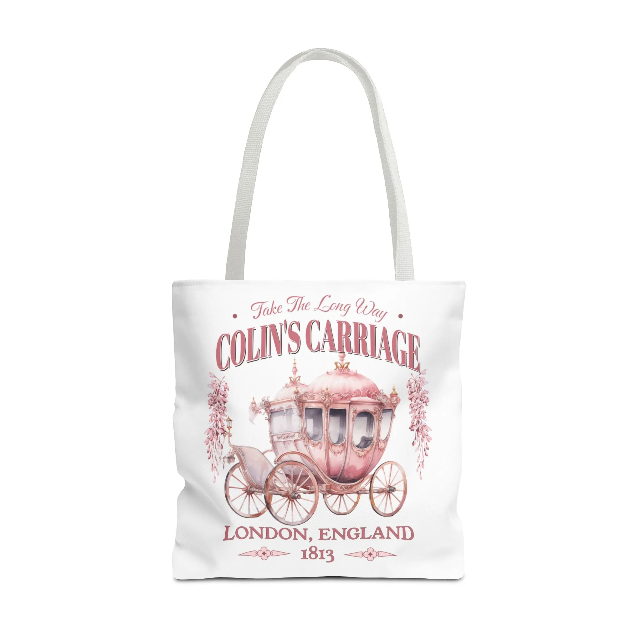 Colins Carriage Club Tote Bag Regency England Ton Society Gift For Book Lover Fan Historical Drama Penelope Romance Reader Bookclub Gift
