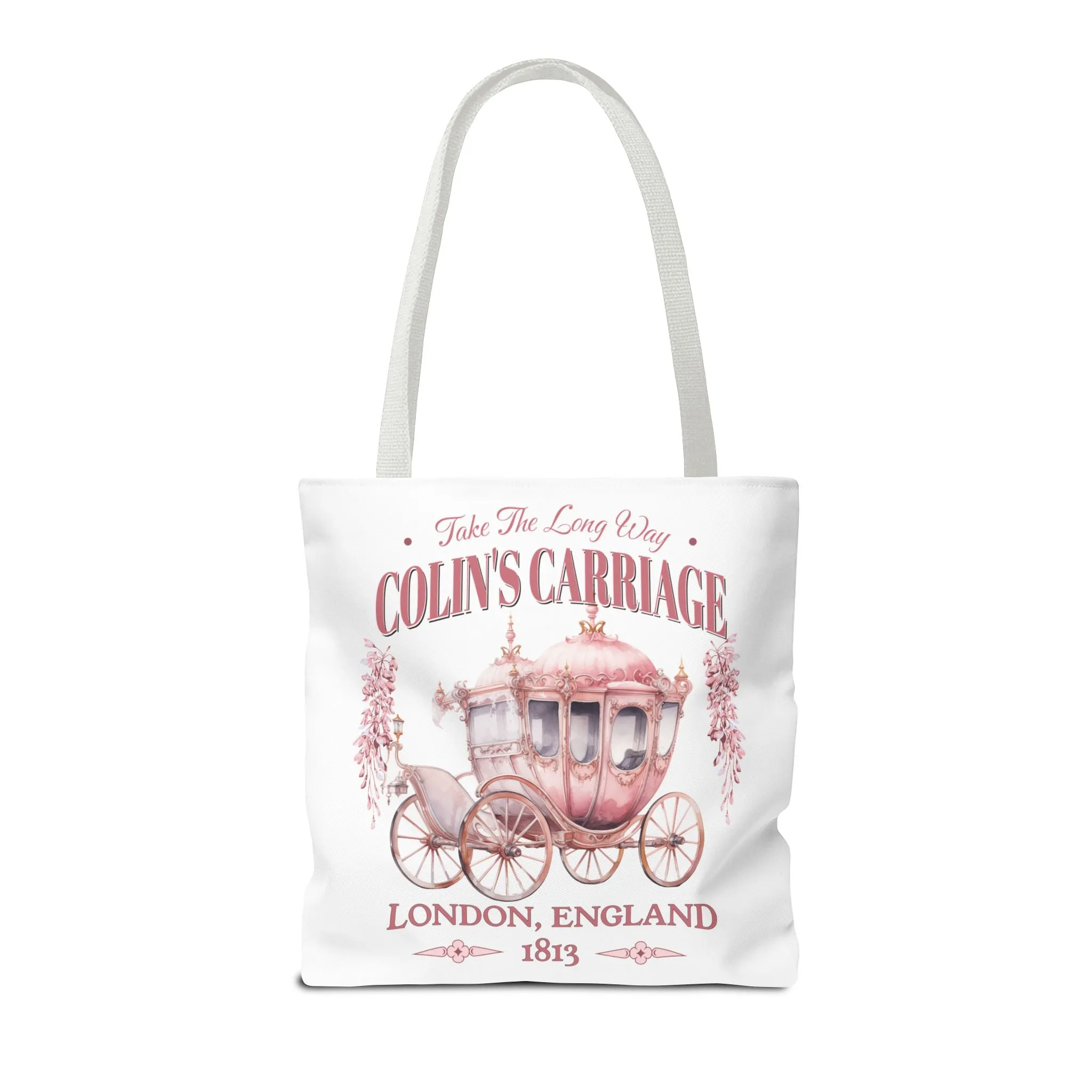 Colins Carriage Club Tote Bag Regency England Ton Society Gift For Book Lover Fan Historical Drama Penelope Romance Reader Bookclub Gift