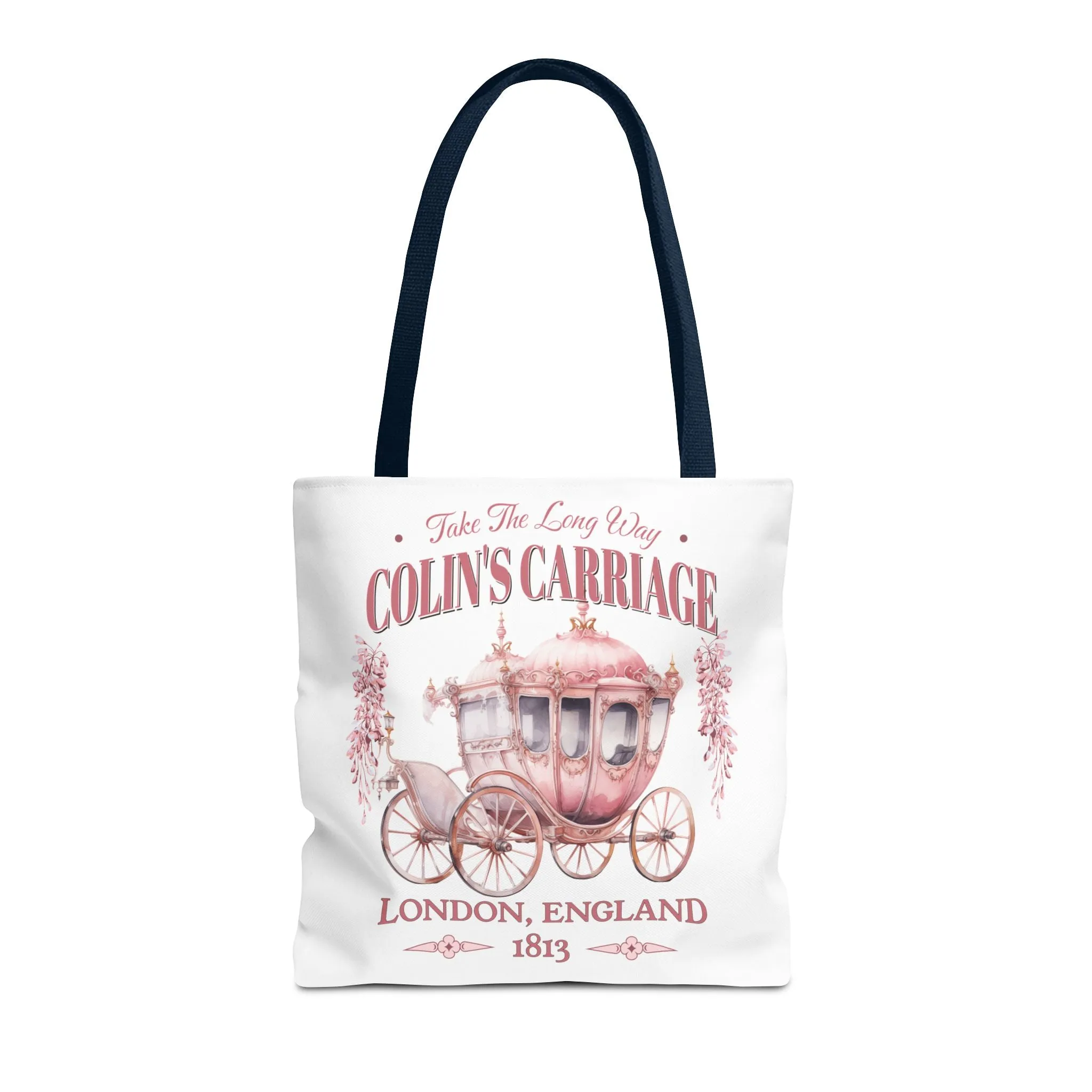 Colins Carriage Club Tote Bag Regency England Ton Society Gift For Book Lover Fan Historical Drama Penelope Romance Reader Bookclub Gift