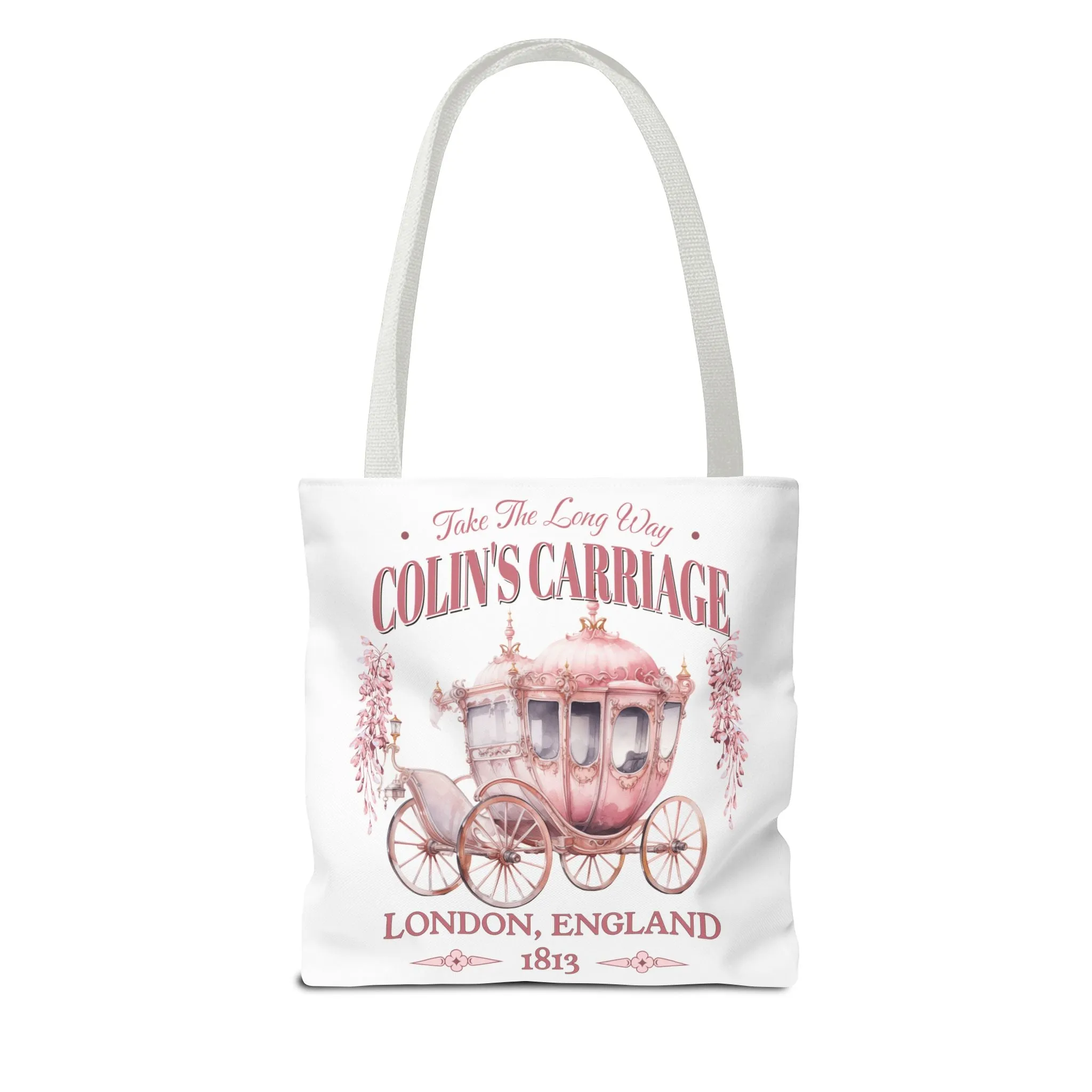 Colins Carriage Club Tote Bag Regency England Ton Society Gift For Book Lover Fan Historical Drama Penelope Romance Reader Bookclub Gift