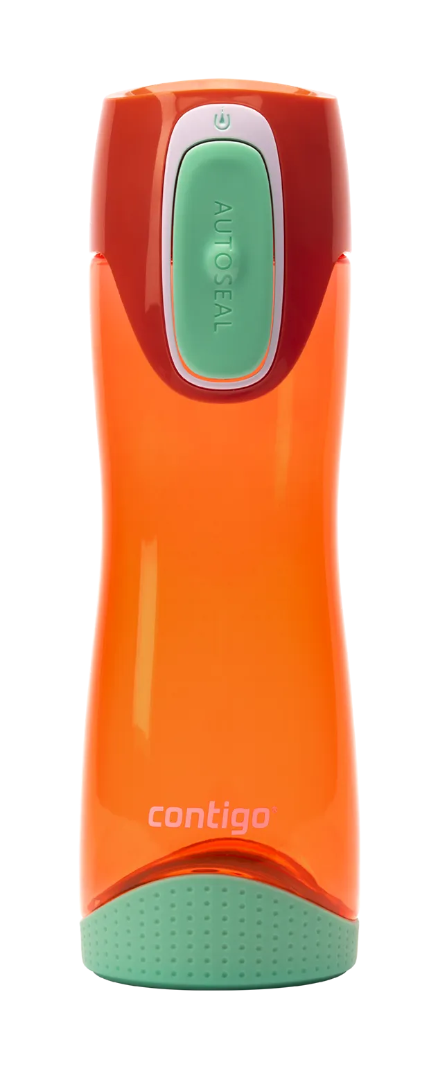 Contigo Autoseal Swish Water Bottles 17oz - Pink Peach