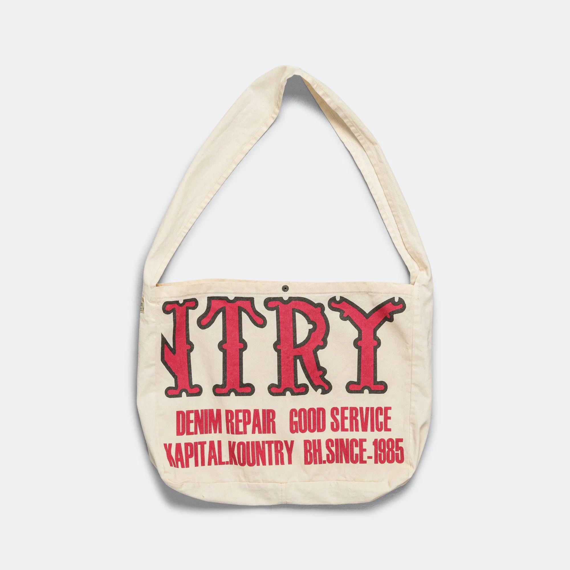 Cotton Twill KOUNTRY FACTORY Book Bag - Ecru