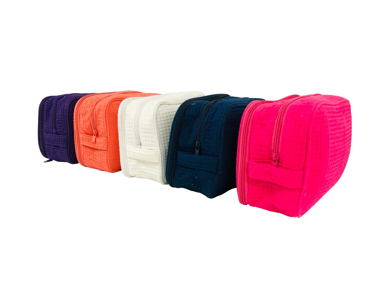 Delta Phi Epsilon Waffle Weave Cosmetic Bag