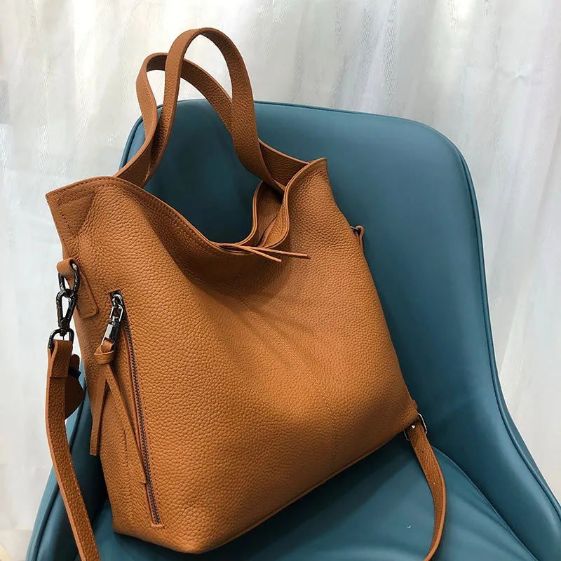 Drusha Cowhide Tote