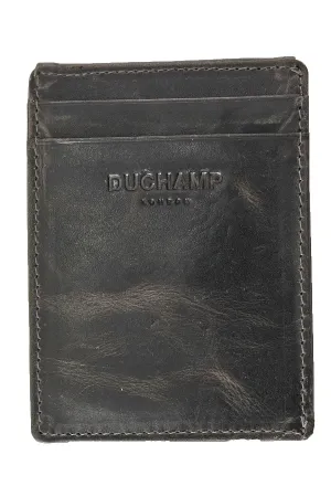 Duchamp London Charcoal Credit Card Wallet