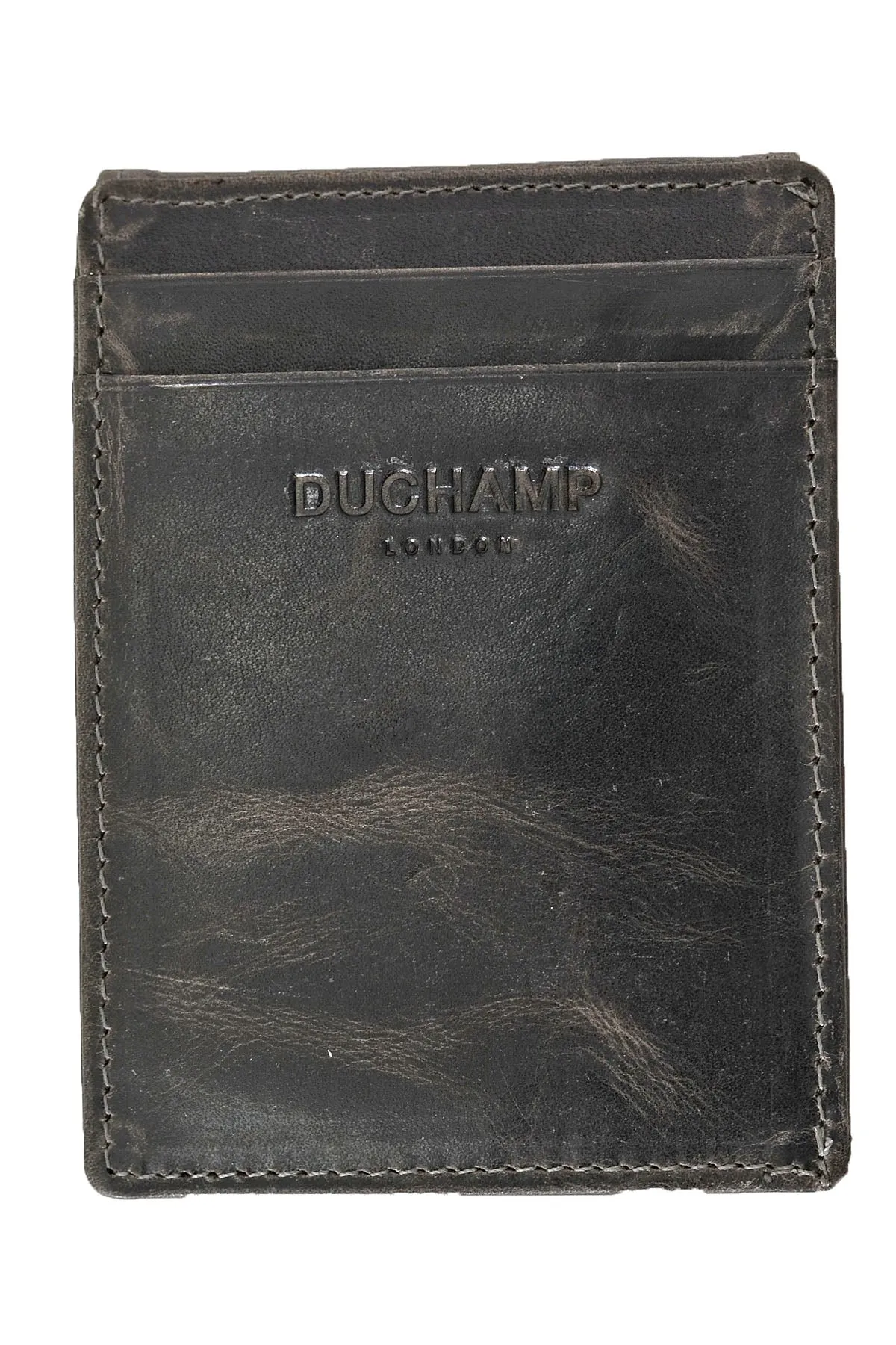 Duchamp London Charcoal Credit Card Wallet