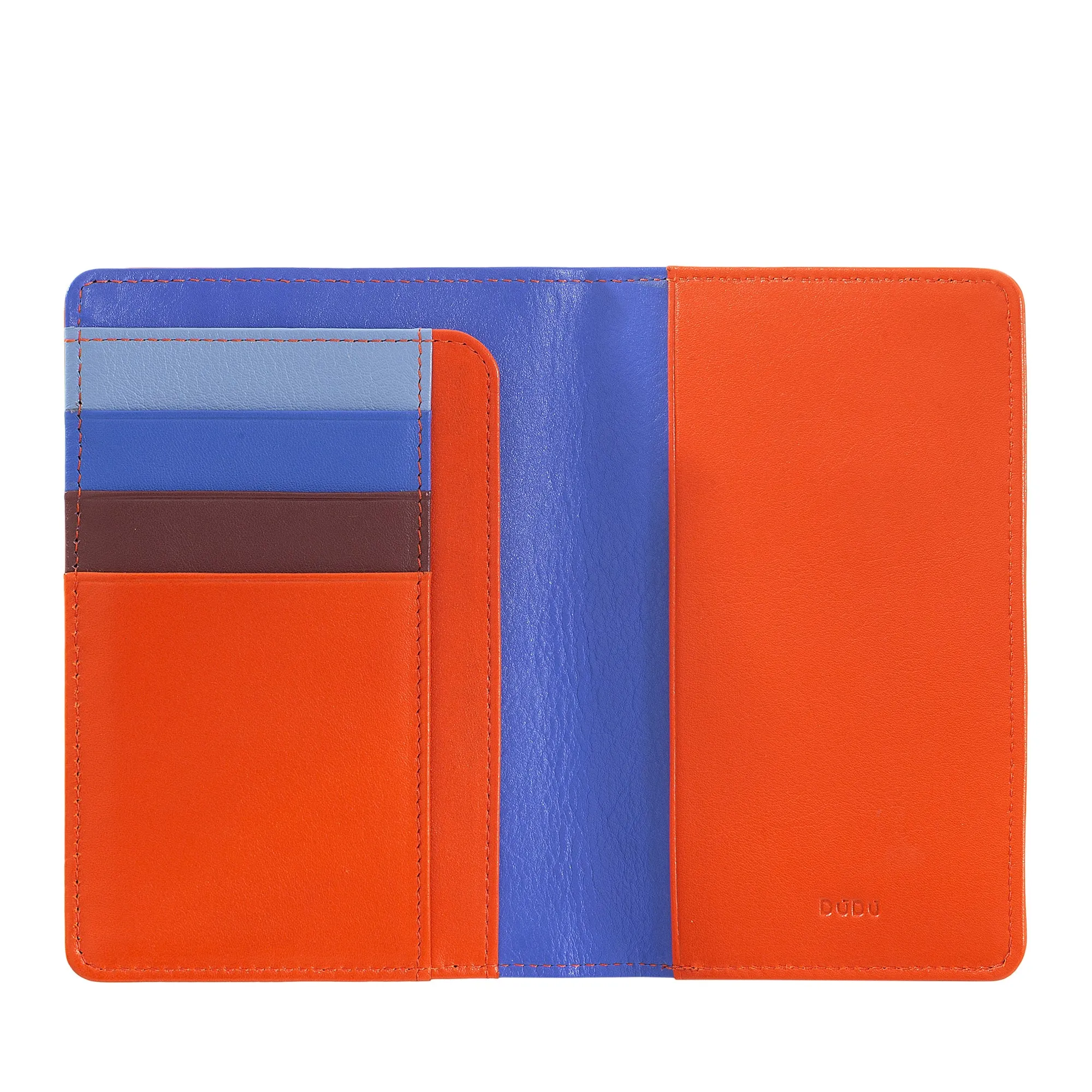 DUDU brings passport leather and credit cards RFID Multicolor