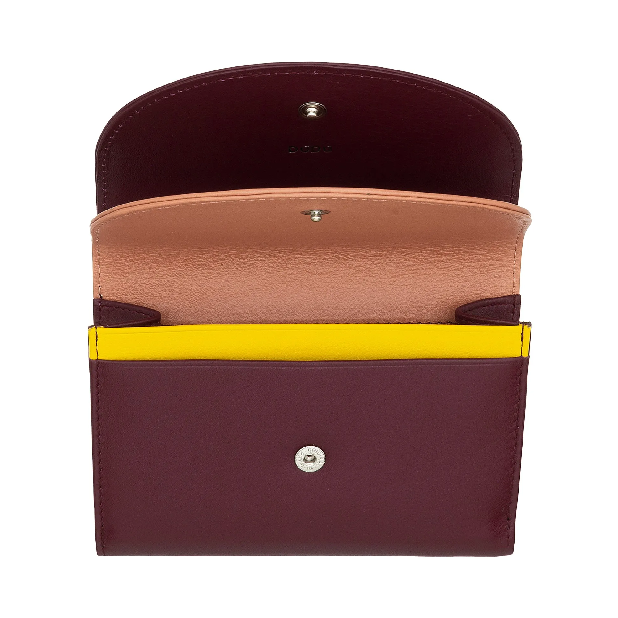 DUDU WOMEN RFID WORLD WALLS WITH PORTAMONE, COLOR LEAVE WALLS DOUBLE PATTA CARD CARD CARD Banknotes