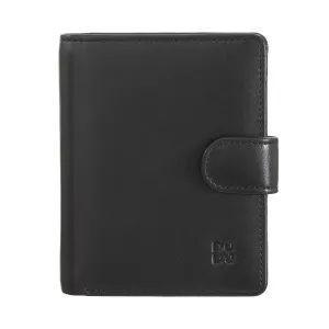 Dudu Women's Wallet in Vera Little Leather Leather Rfid Leather with Crescete Hinge Door Banknotes, External Closure