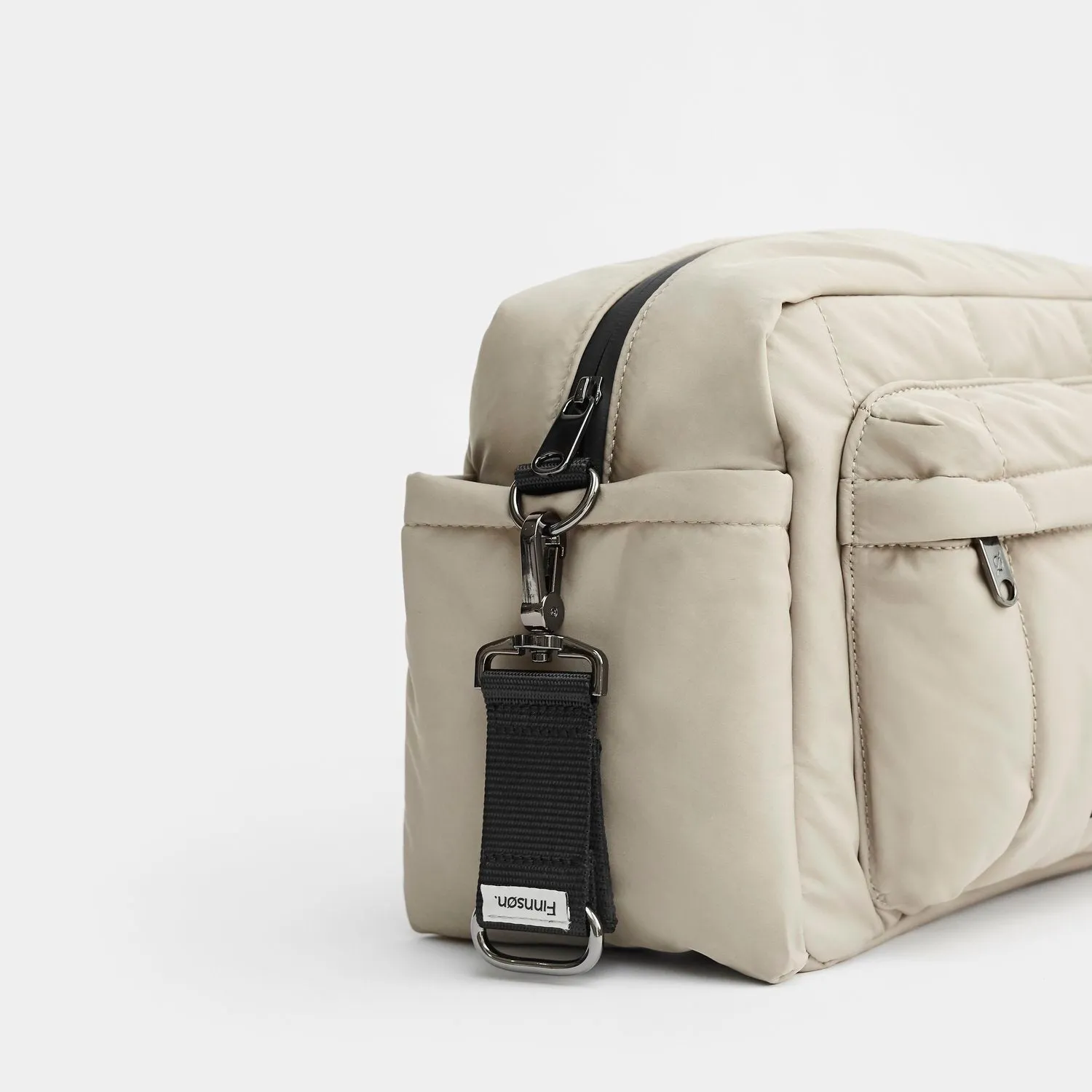 Freya Eco Oversized Stroller Organiser with Stroller Clips (Taupe)