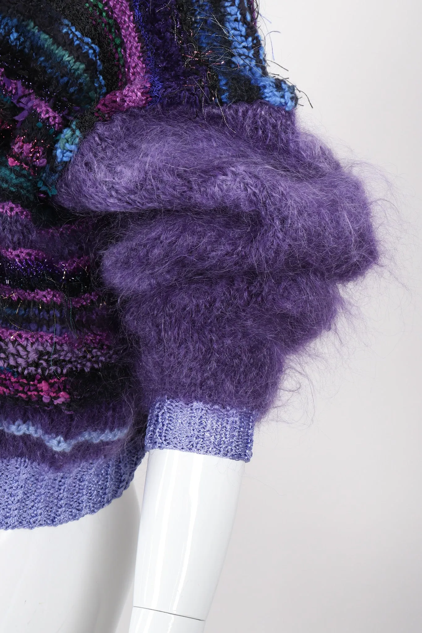 Fuzzy Boxy Knit Sweater