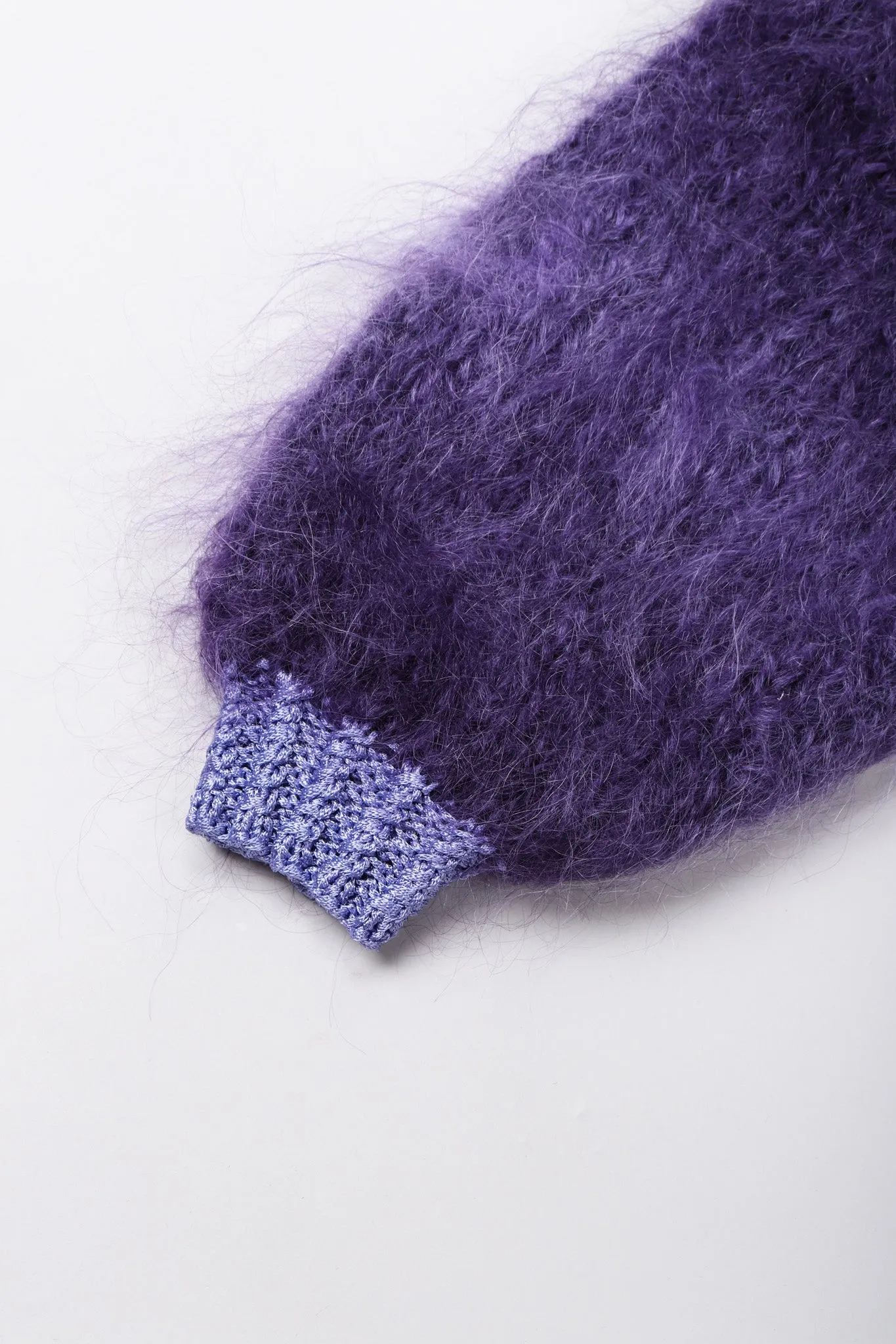 Fuzzy Boxy Knit Sweater