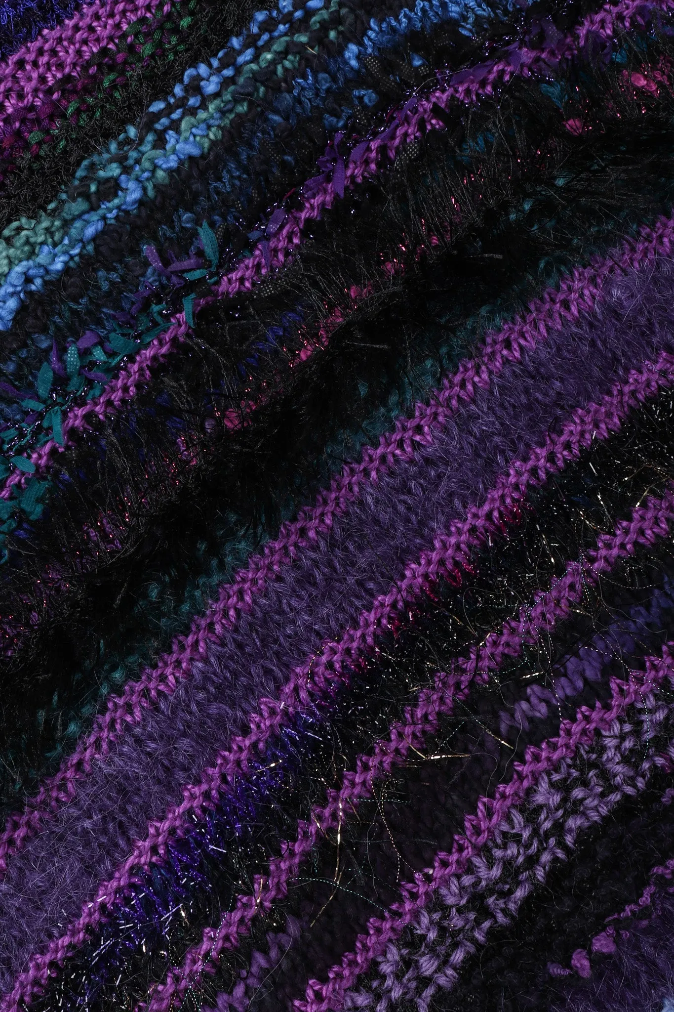 Fuzzy Boxy Knit Sweater