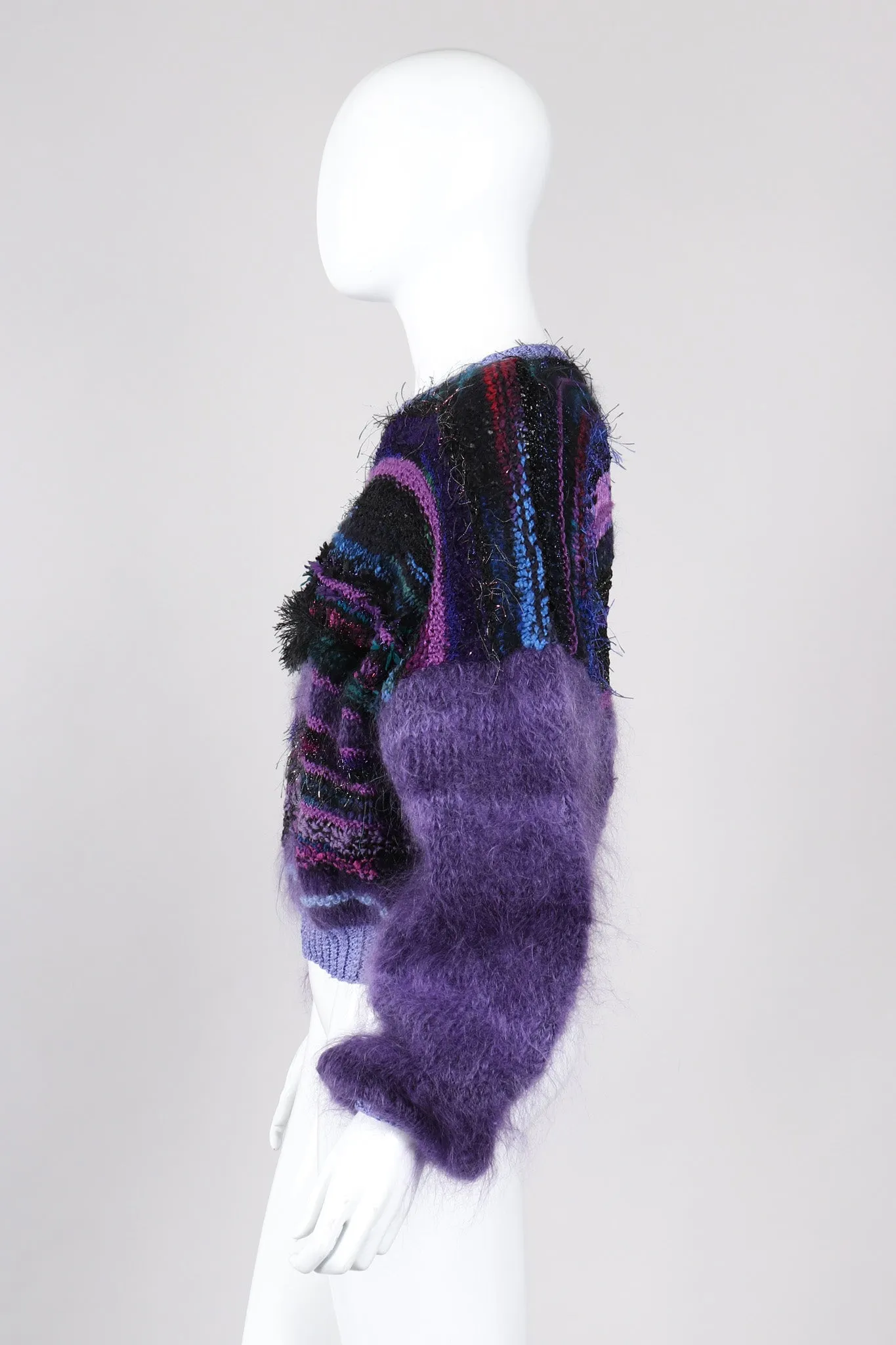 Fuzzy Boxy Knit Sweater