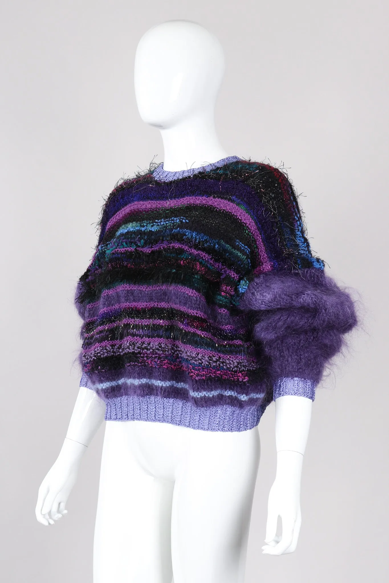 Fuzzy Boxy Knit Sweater