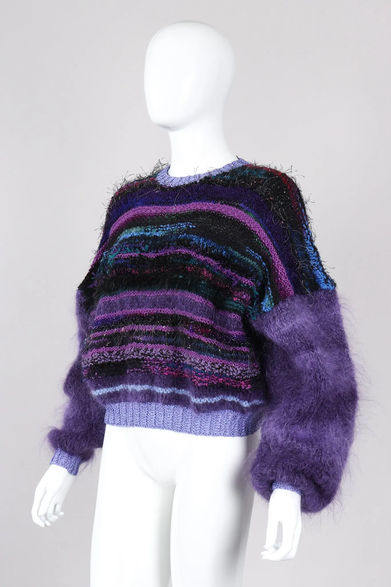 Fuzzy Boxy Knit Sweater