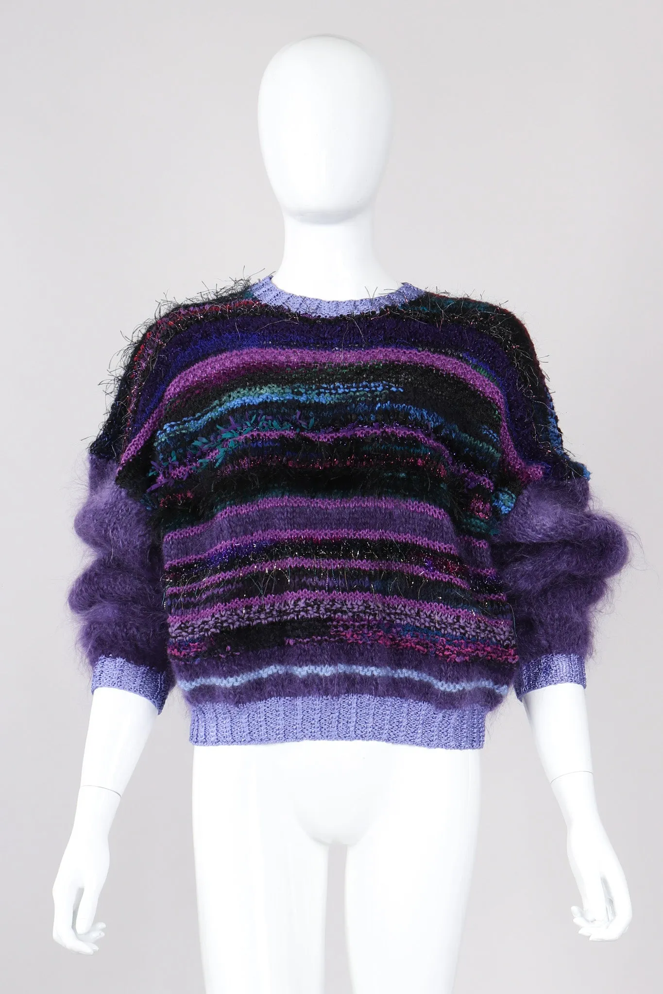 Fuzzy Boxy Knit Sweater