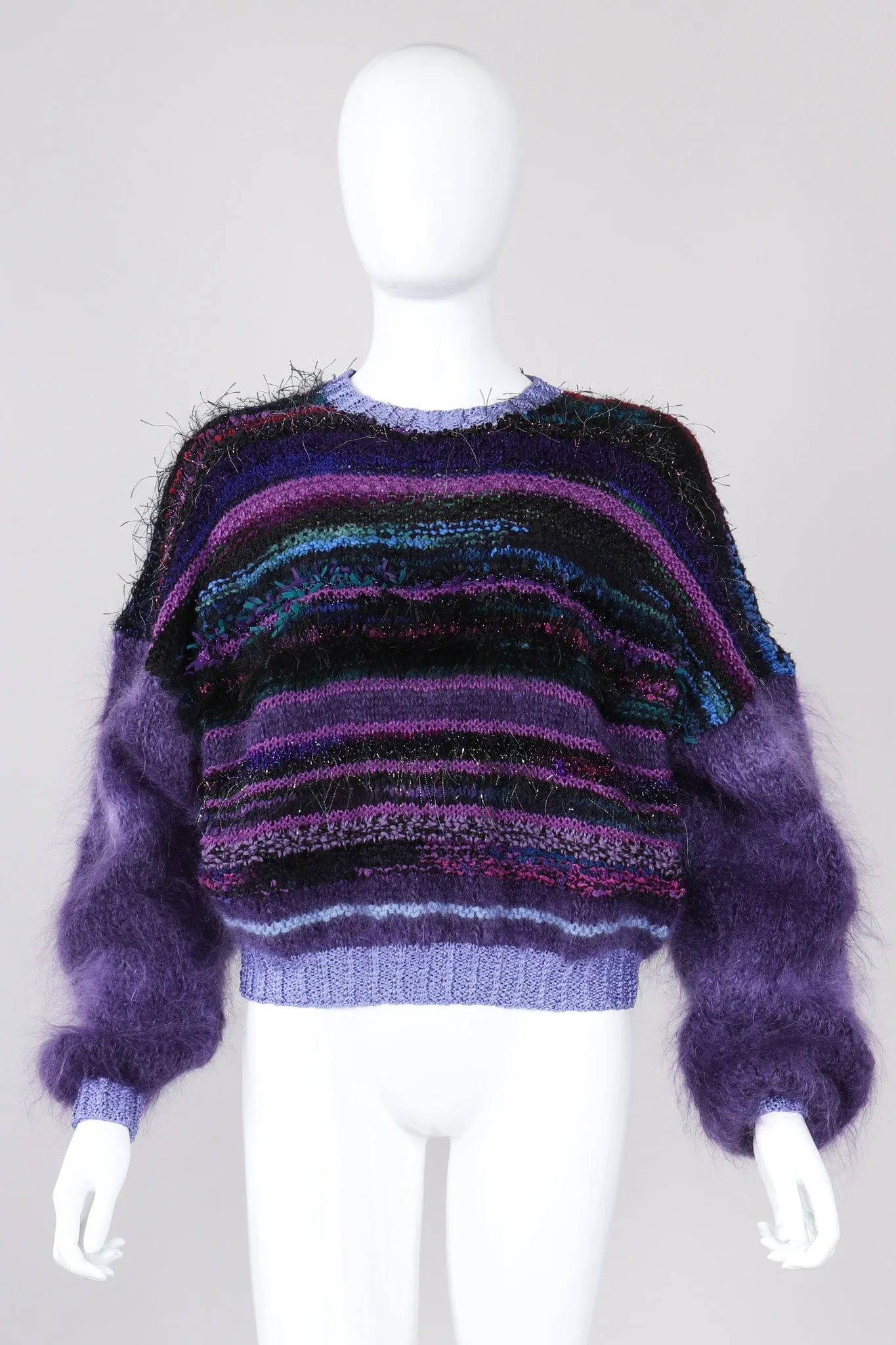 Fuzzy Boxy Knit Sweater