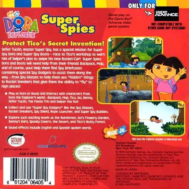 GBA - Dora the Explorer Super Spies