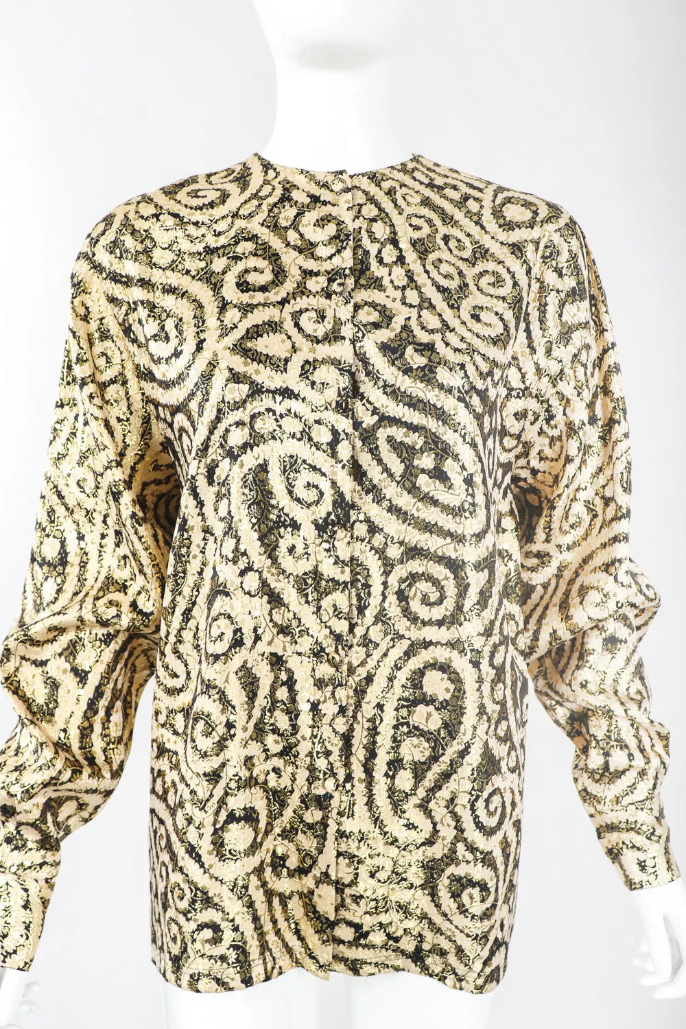 Golden Paisley Blouse