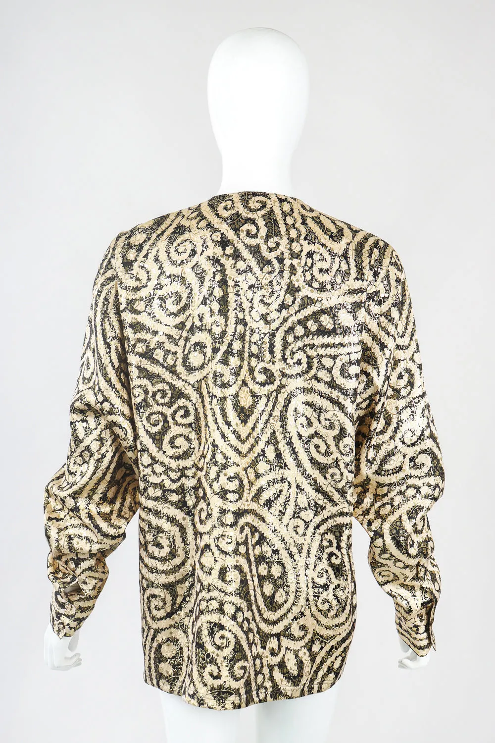 Golden Paisley Blouse