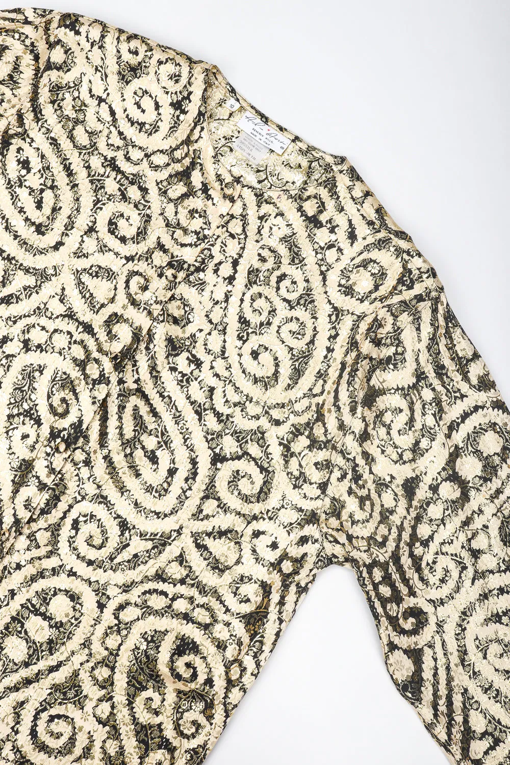 Golden Paisley Blouse
