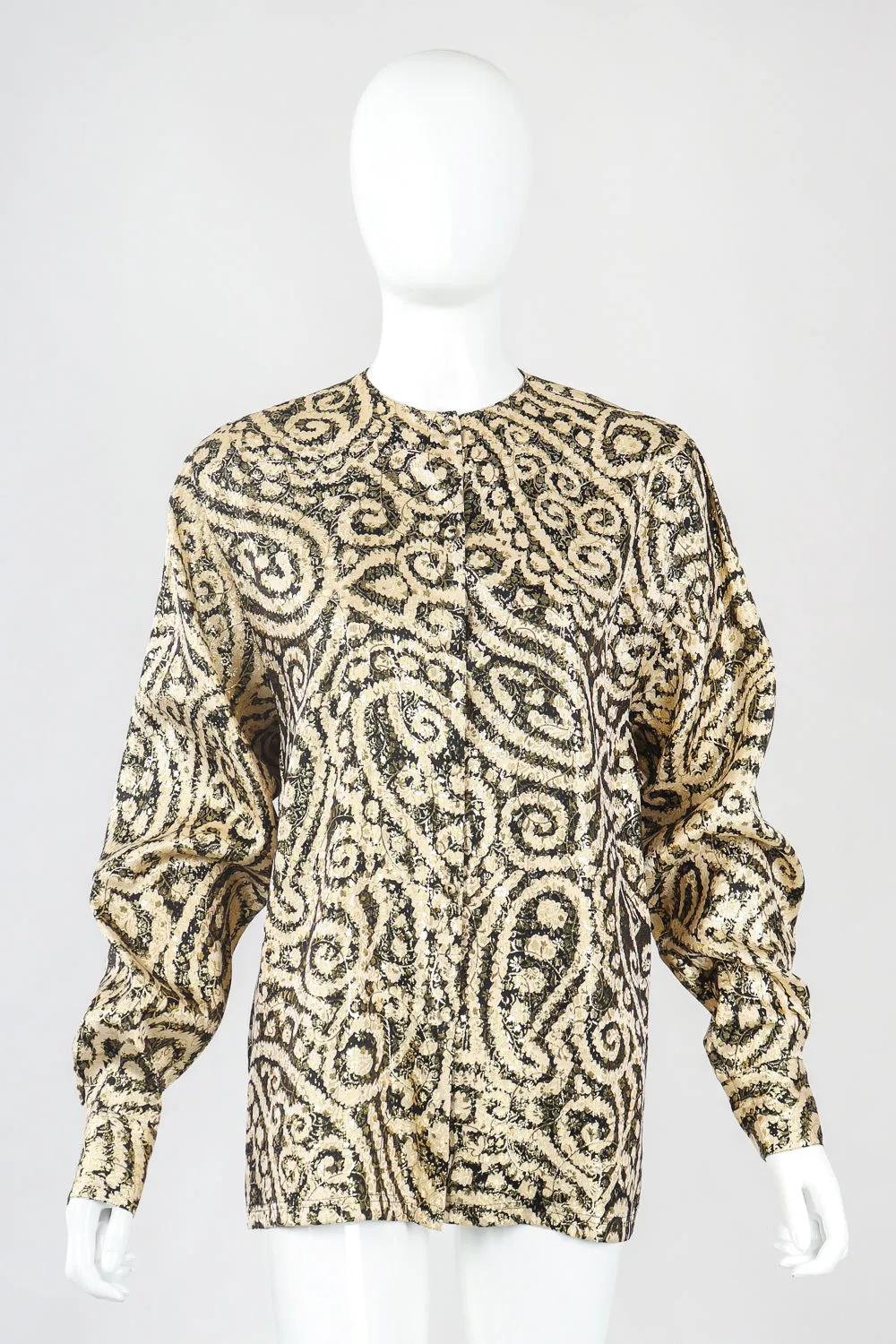 Golden Paisley Blouse